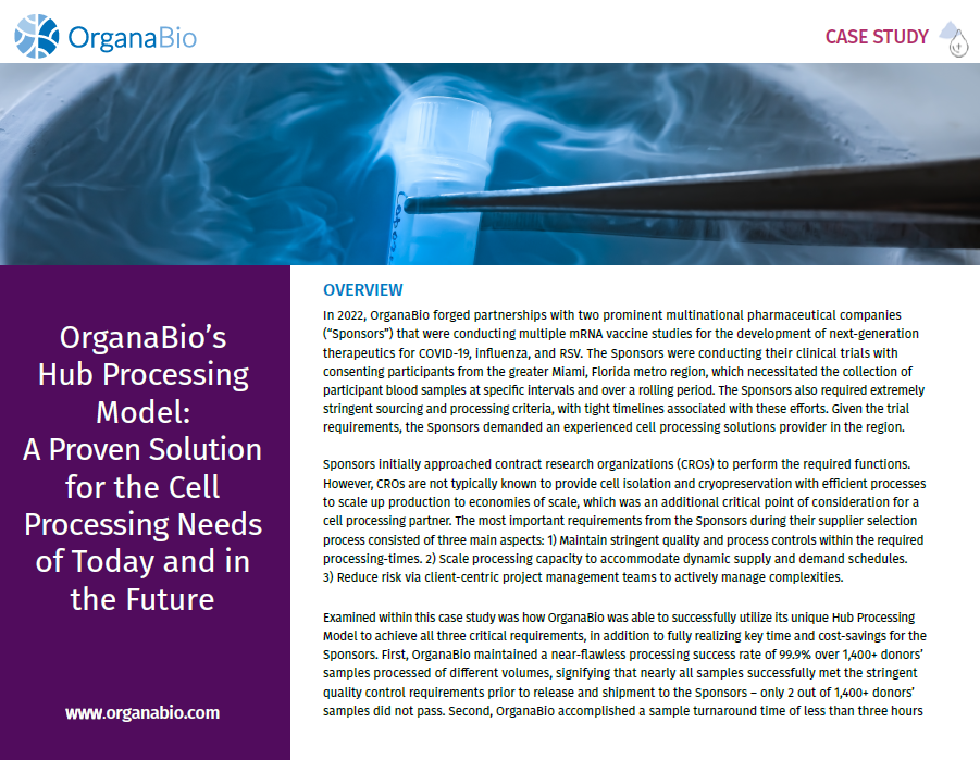 Hub Processing Case Study