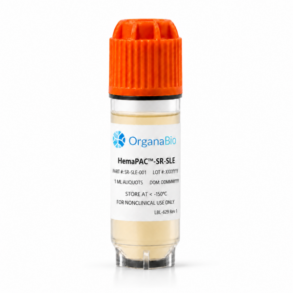 OrganaBio HemaPAC-SR-SLE (SR-SLE-001) cryopreserved serum from SLE/lupus donors, 1 mL aliquots