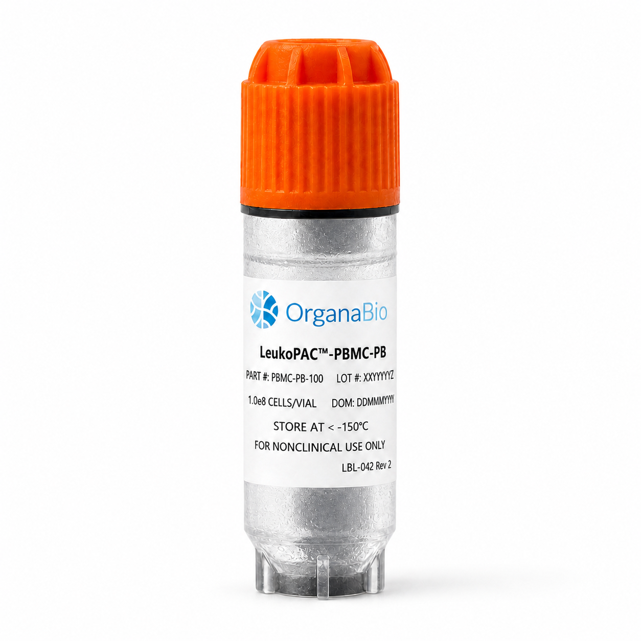 OrganaBio LeukoPAK PBMC cryopreserved peripheral blood mononuclear cells