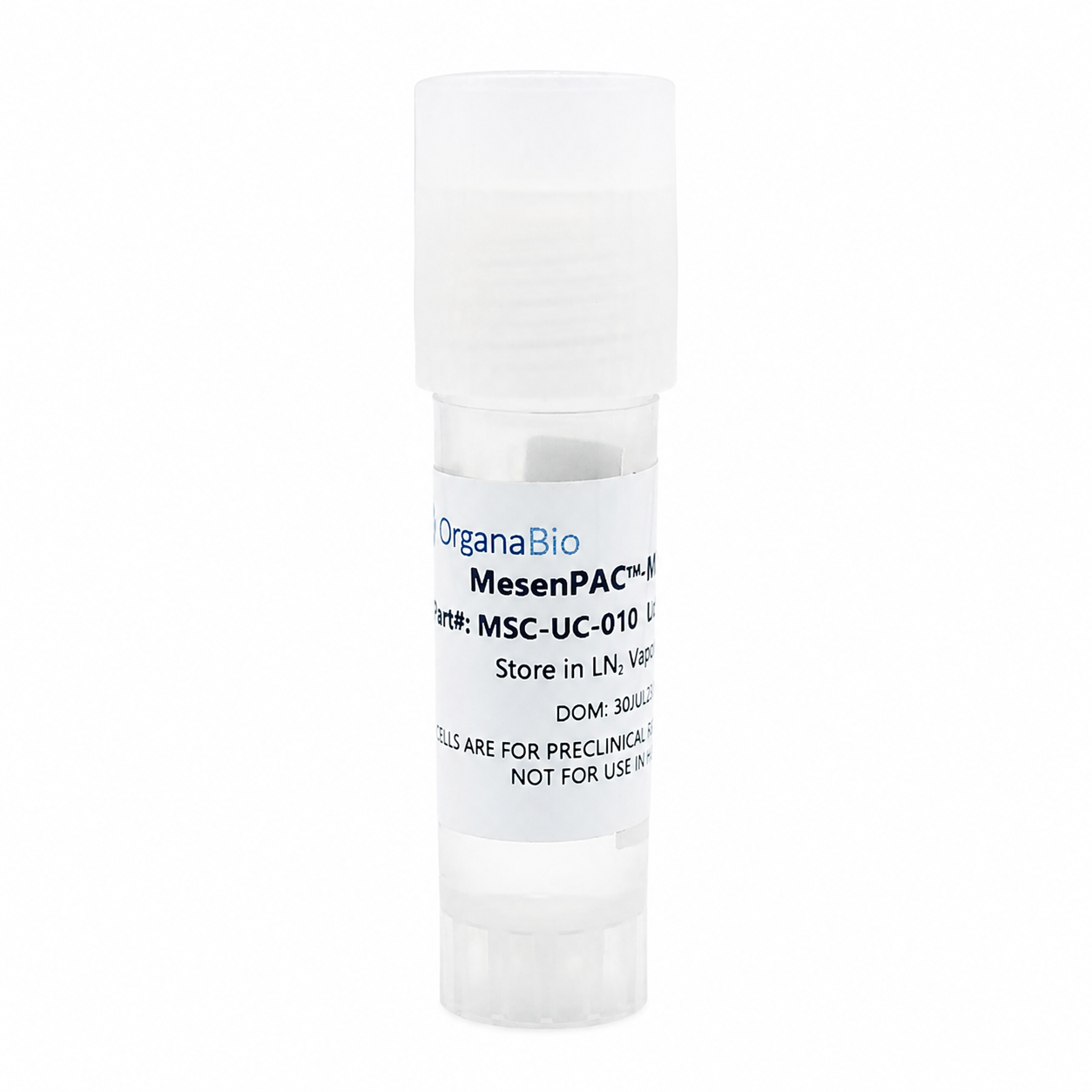 OrganaBio MesenPAC umbilical cord mesenchymal stem cells