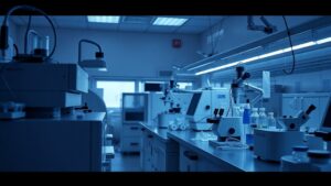 Oncology cell therapy research laboratory PBMC processing